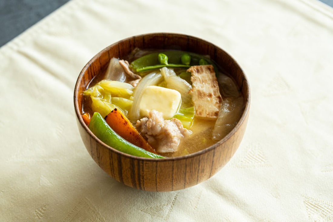 春野菜たっぷり豚汁の完成写真