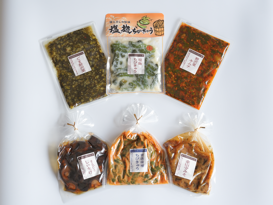 人気漬物セット(3種類、6種類)オンライン限定で販売開始いたしました!