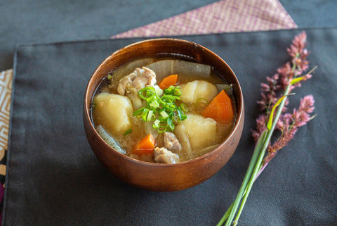 家で作れる!具だくさん🥕すいとん汁🫕