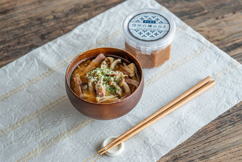 🥓ベーコンときのこの洋風お味噌汁🥄