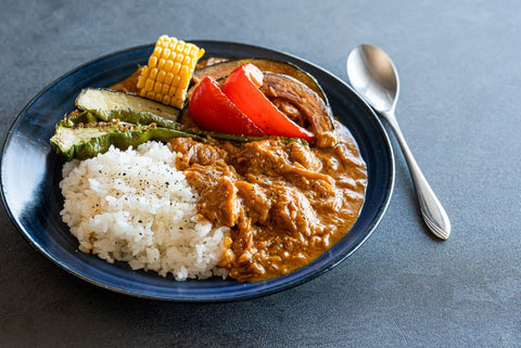 味噌が隠し味🍛夏野菜スパイスカレー