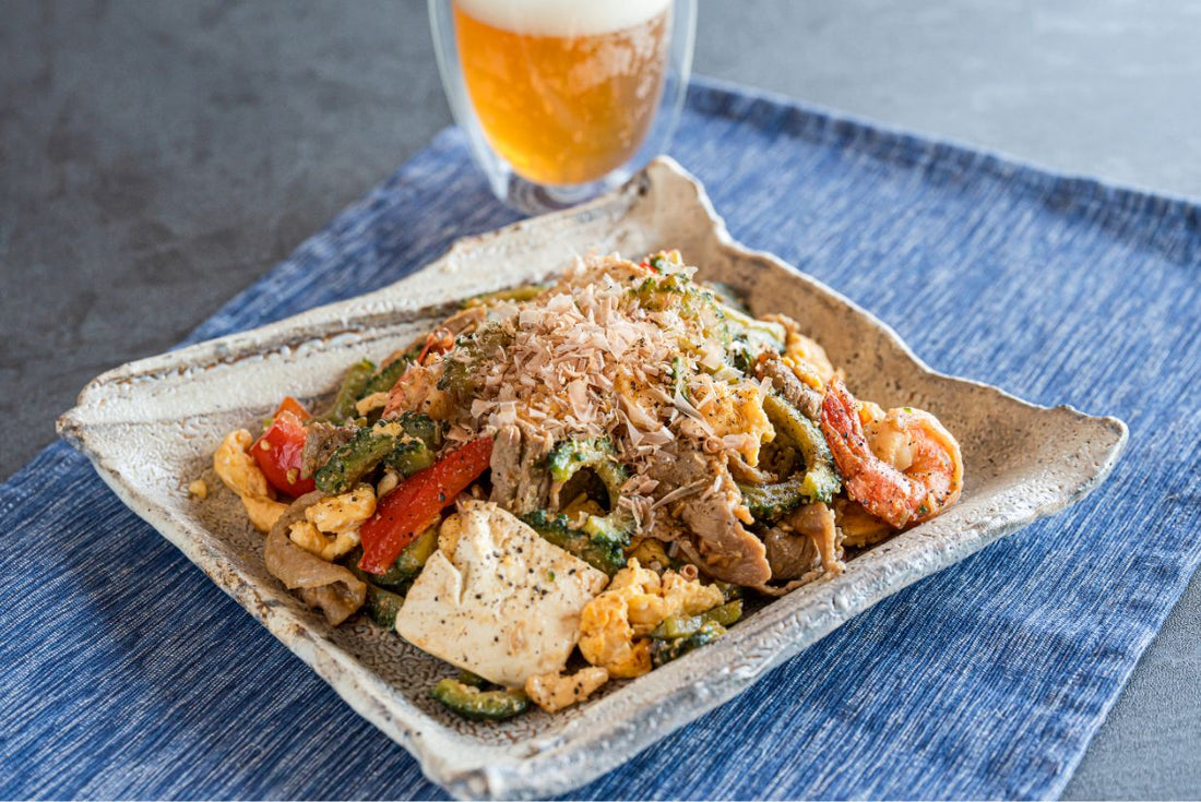 みそ香る具だくさんゴーヤチャンプルの完成写真