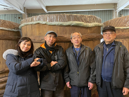 小豆島から木桶職人さんに来ていただきました🌿