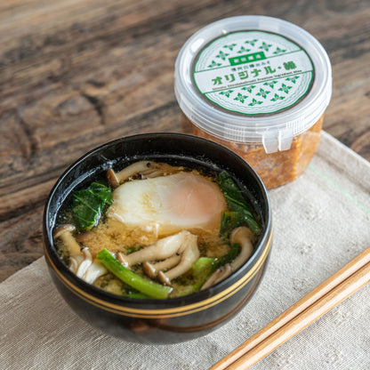 信州白樺印みそ オリジナル・緑｜有機原料使用・一年熟成の新しい味噌　☘️次回7月上旬販売予定