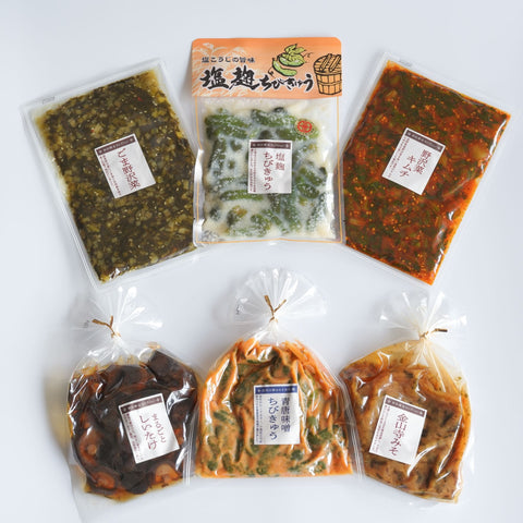 人気漬物セット（3種、6種）セットでお得に